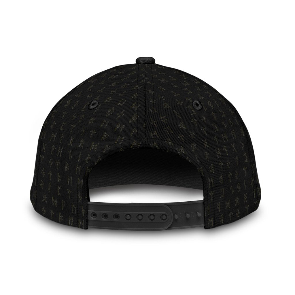 Viking Classic Cap, Skoll and Hati Rune Tattoo RLT12 Trucker Hats Custom Hats Gifts For Men & Women