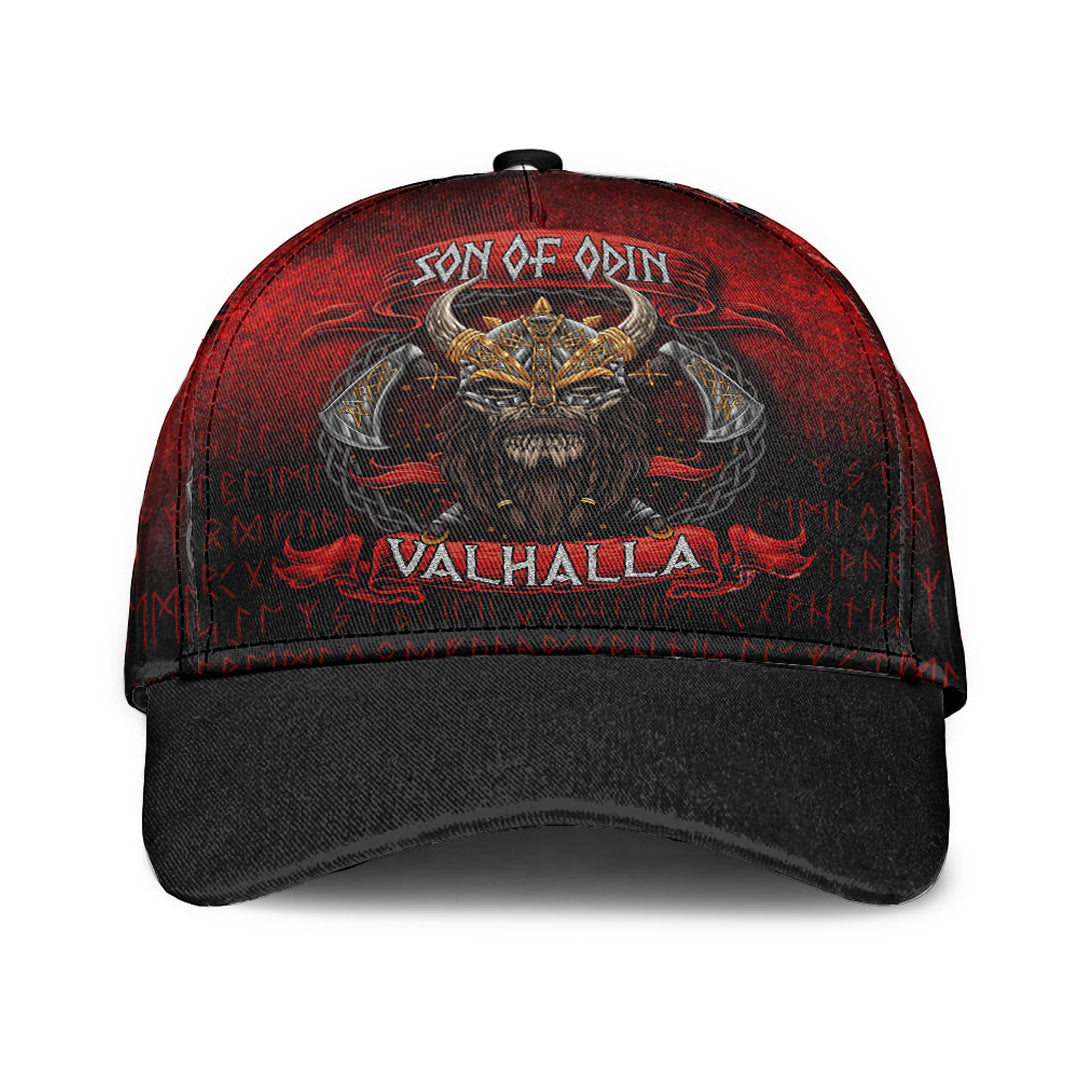 Viking Classic Cap Son of Odin Valhalla Classic Cap RLT12 Trucker Hats Custom Hats Gifts For Men & Women