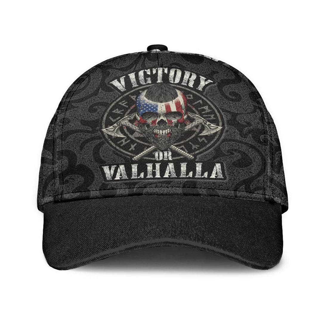 Viking Classic Cap Victory or Valhalla Special Version Classic Cap RLT12 Trucker Hats Custom Hats Gifts For Men & Women