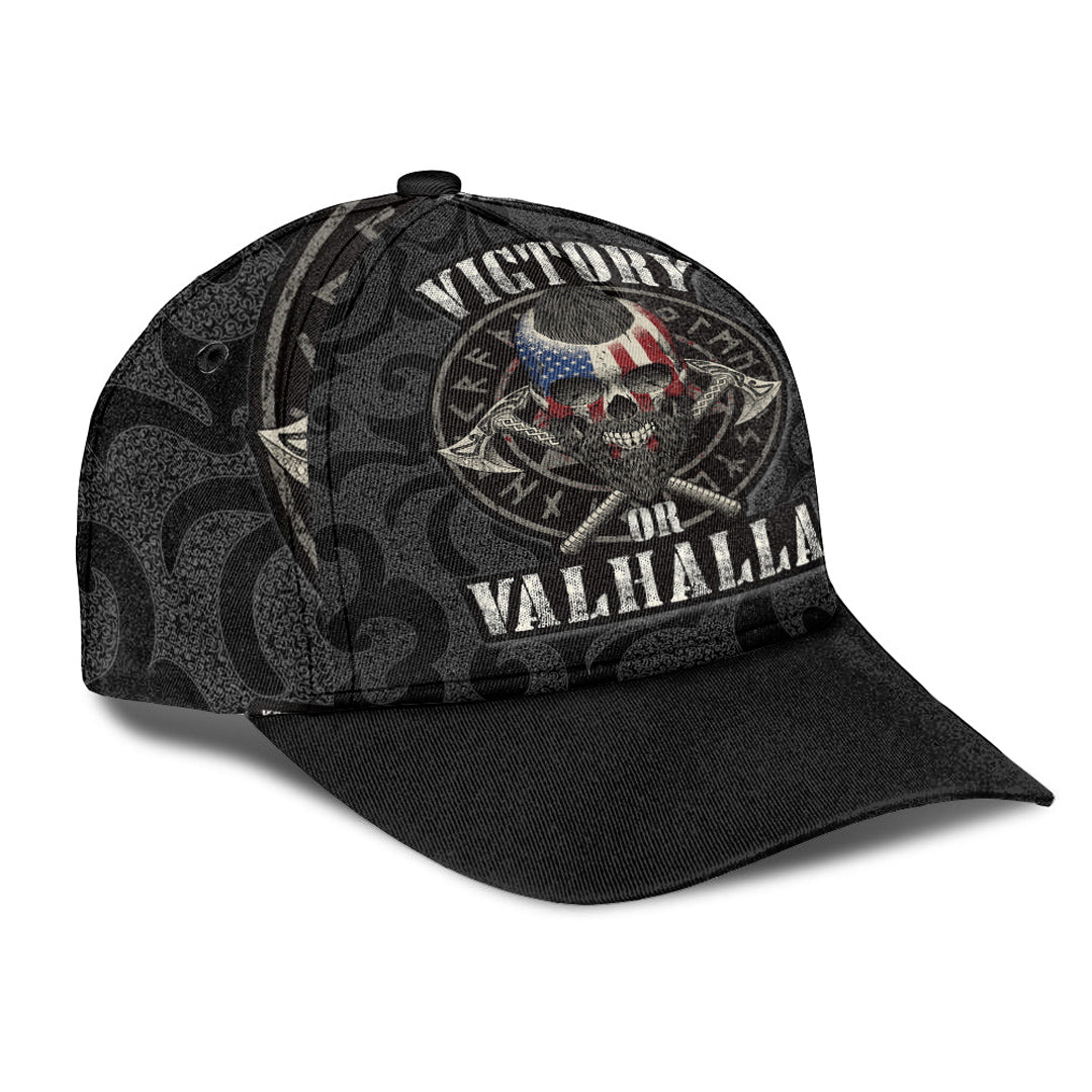 Viking Classic Cap Victory or Valhalla Special Version Classic Cap RLT12 Trucker Hats Custom Hats Gifts For Men & Women