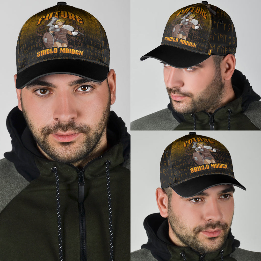 Viking Classic Cap Viking Future Shield Maiden Classic Cap RLT12 Trucker Hats Custom Hats Gifts For Men & Women