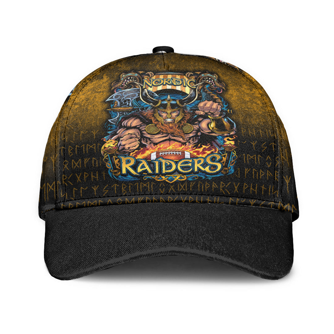 Viking Classic Cap Viking Nordic Raiders Classic Cap RLT12 Trucker Hats Custom Hats Gifts For Men & Women