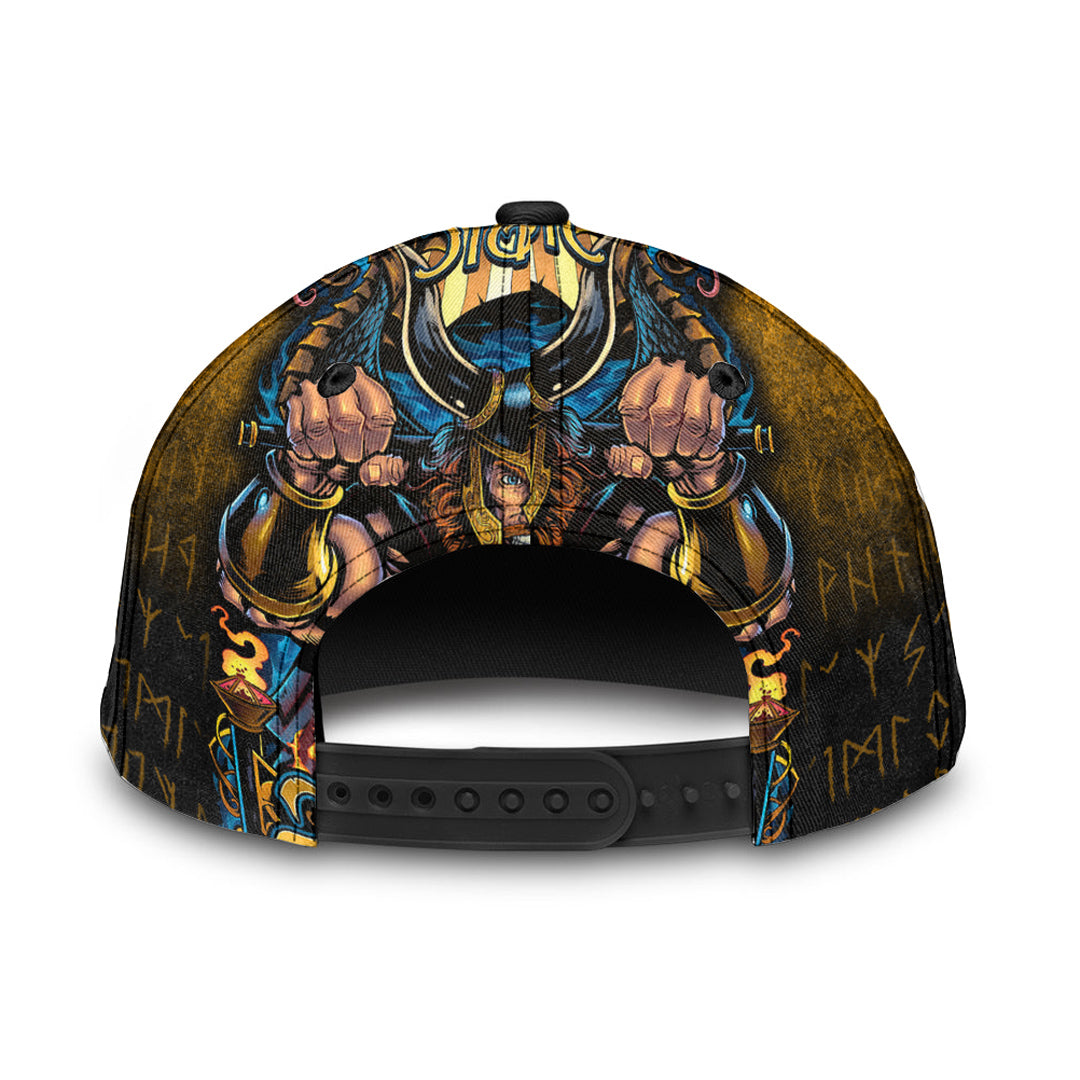 Viking Classic Cap Viking Nordic Raiders Classic Cap RLT12 Trucker Hats Custom Hats Gifts For Men & Women