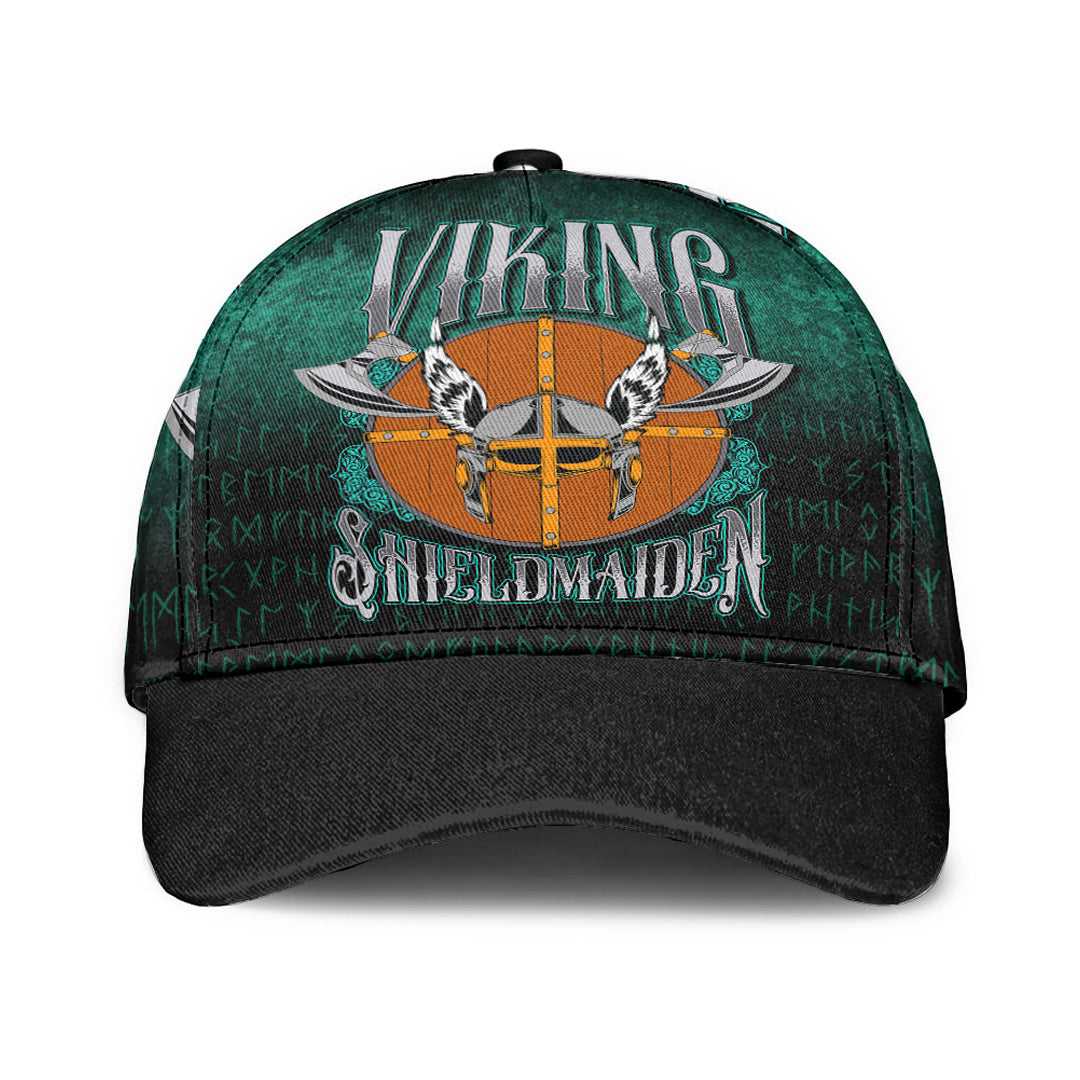 Viking Classic Cap Viking Shield Maiden Classic Cap RLT12 Trucker Hats Custom Hats Gifts For Men & Women