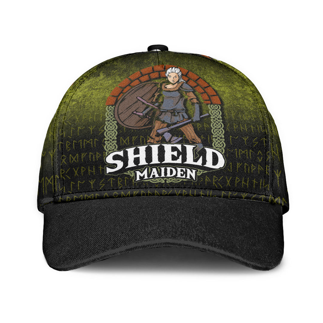 Viking Classic Cap Viking Shield Maiden Classic Cap RLT12 Trucker Hats Custom Hats Gifts For Men & Women