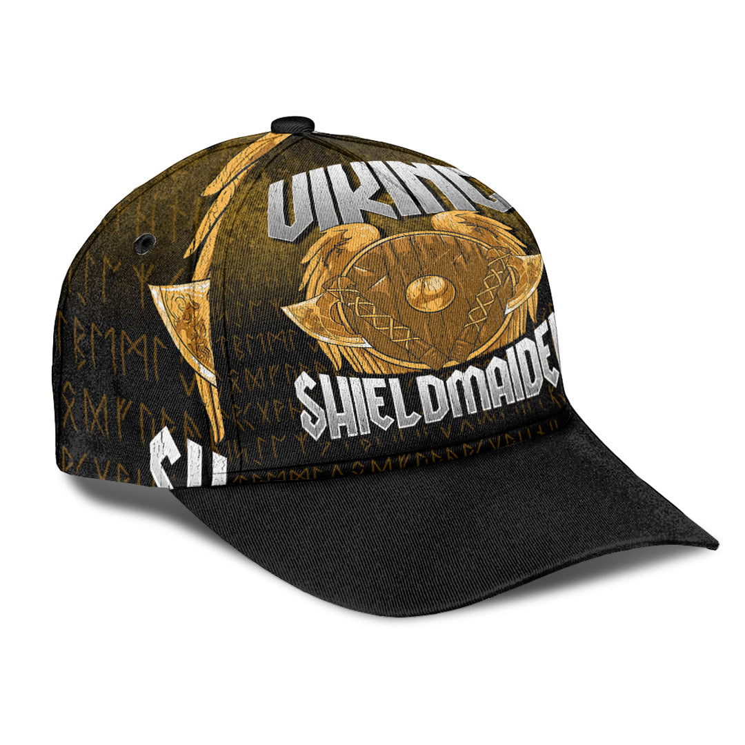 Viking Classic Cap Viking Shield Maiden Classic Cap RLT12 Trucker Hats Custom Hats Gifts For Men & Women