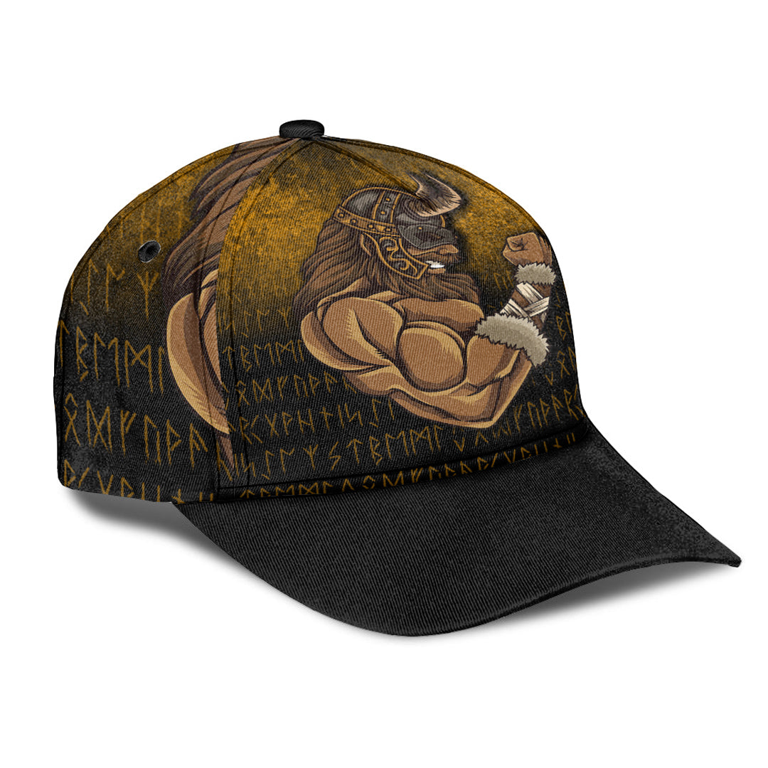 Viking Classic Cap Viking Warrior Muscles Power Classic Cap RLT12 Trucker Hats Custom Hats Gifts For Men & Women