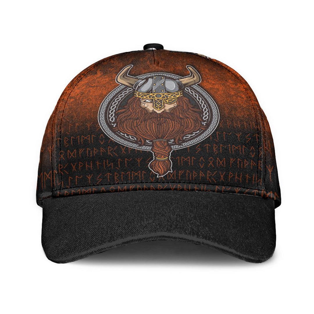 Viking Classic Cap Viking Warrior Odin Valhalla Classic Cap RLT12 Trucker Hats Custom Hats Gifts For Men & Women