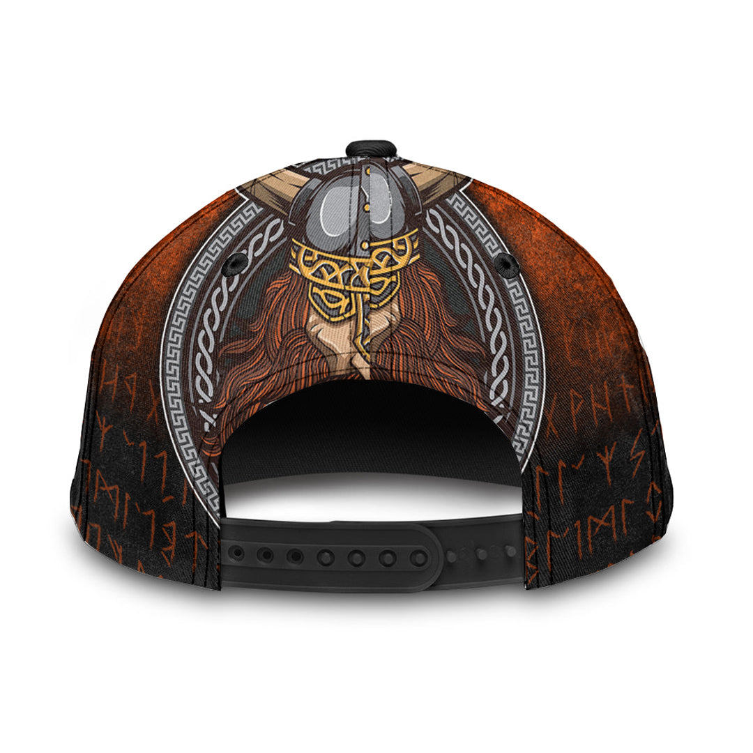 Viking Classic Cap Viking Warrior Odin Valhalla Classic Cap RLT12 Trucker Hats Custom Hats Gifts For Men & Women