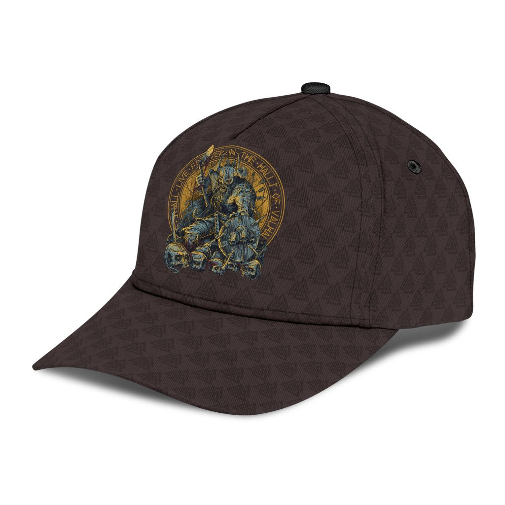 Viking Classic Cap Warrior Viking Shield Skull RLT12 Trucker Hats Custom Hats Gifts For Men & Women