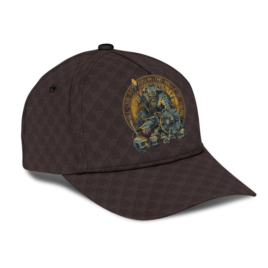 Viking Classic Cap Warrior Viking Shield Skull RLT12 Trucker Hats Custom Hats Gifts For Men & Women