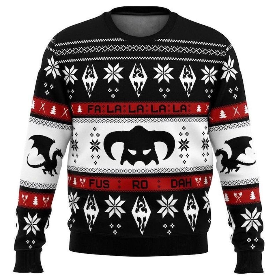 Viking Fa La La La Ugly Christmas Sweater