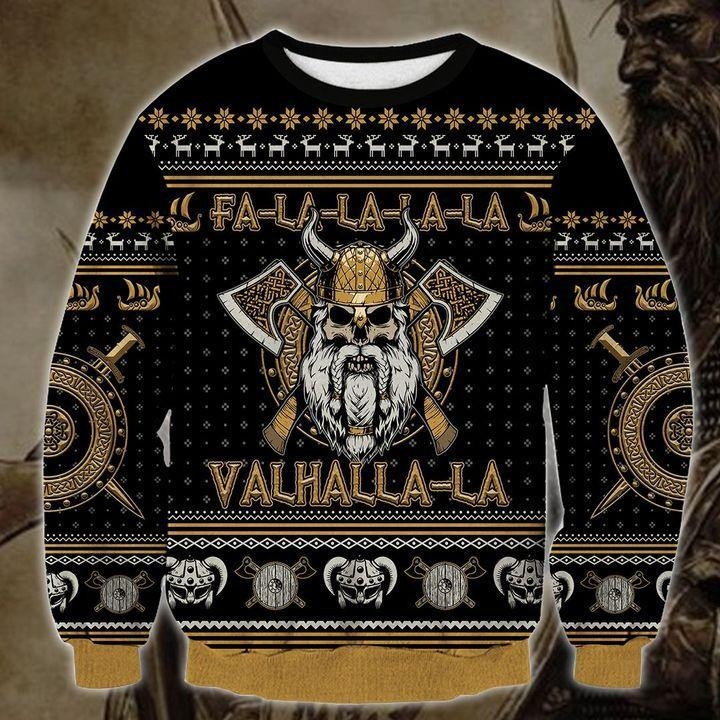 Viking Ugly Christmas Sweater Adult 3D Funny Matching for family