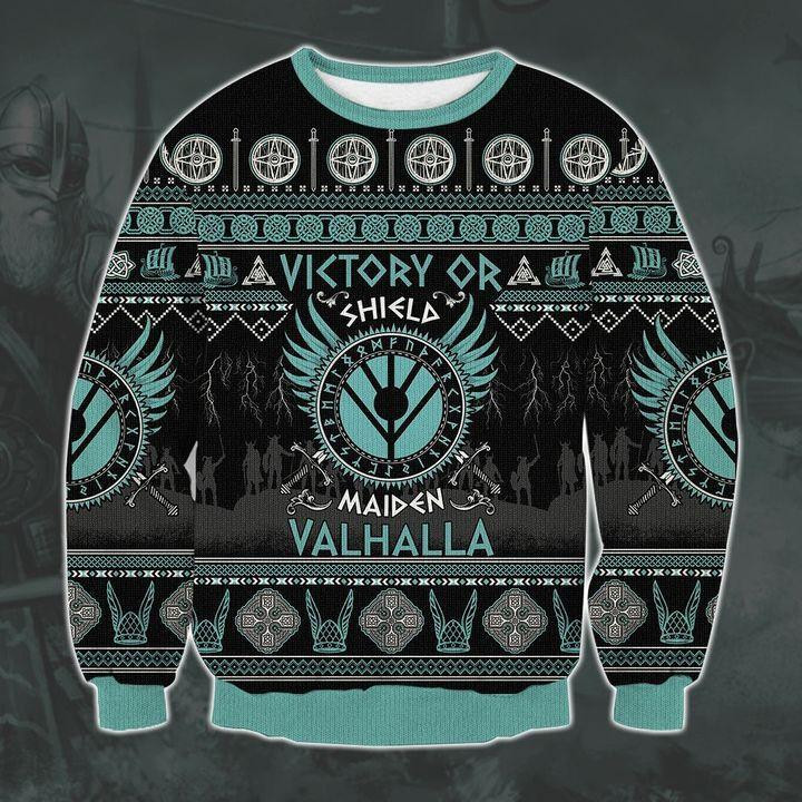 Viking Ugly Christmas Sweater Adult 3D Funny Matching for family