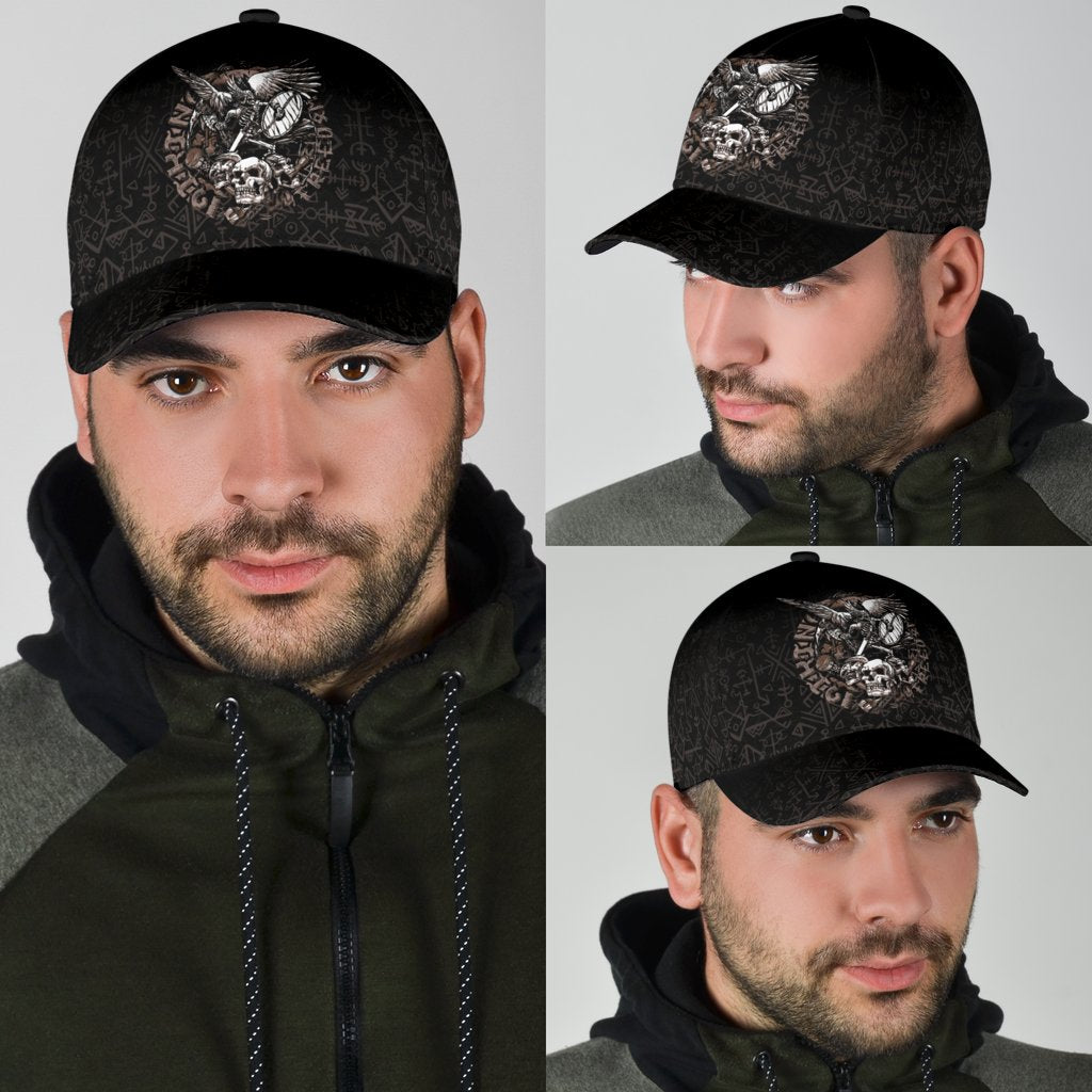 Viking Warrior Tattoo Odin Classic Cap RLT12 Trucker Hats Custom Hats Gifts For Men & Women