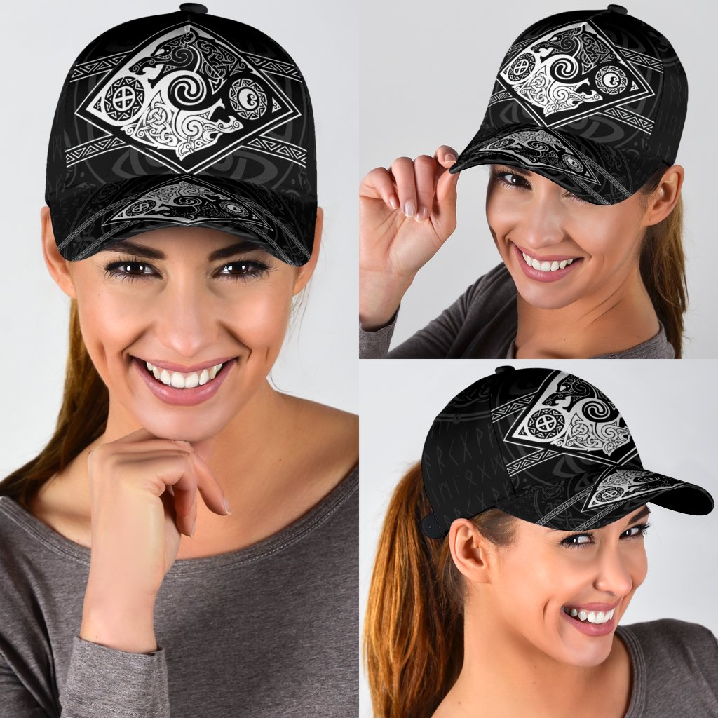 Vikings Classic Cap The Wolves, Skoll and Hati RLT12 Trucker Hats Custom Hats Gifts For Men & Women