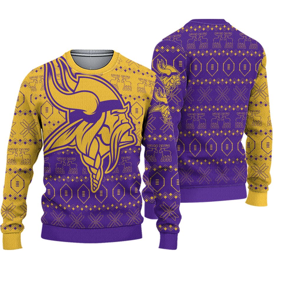 Vikings Football Christmas Ugly Sweater Sweatshirt