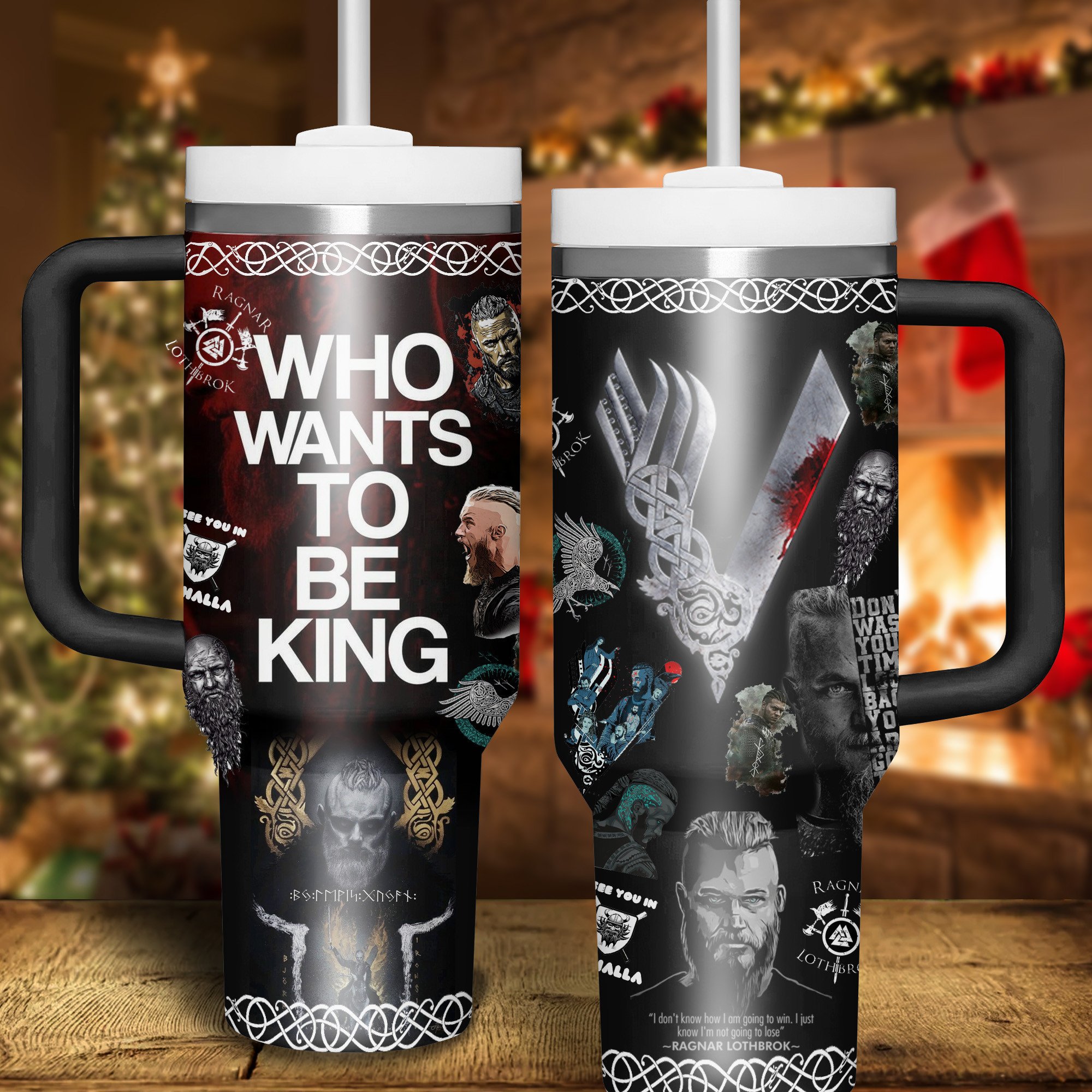 Vikings TV Series Custom Stanley Cup 40 oz 30 oz Tumbler With HandleTVC2301515