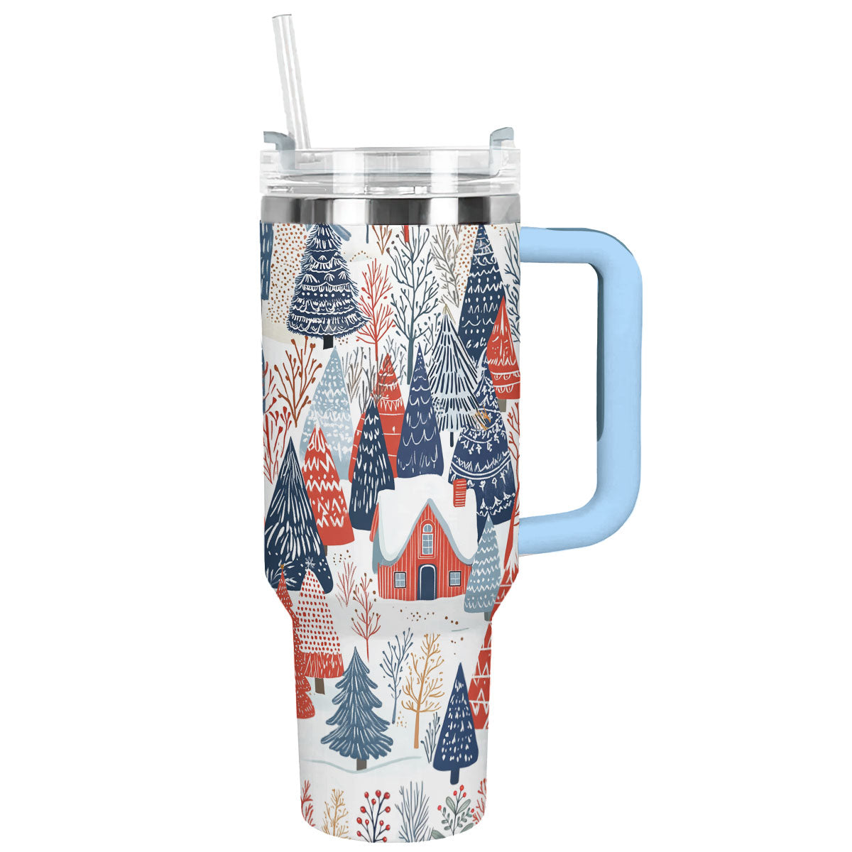 Village In Winter Christmas Custom Stanley Cup 40 oz 30 oz Tumbler With HandleTVC2301498