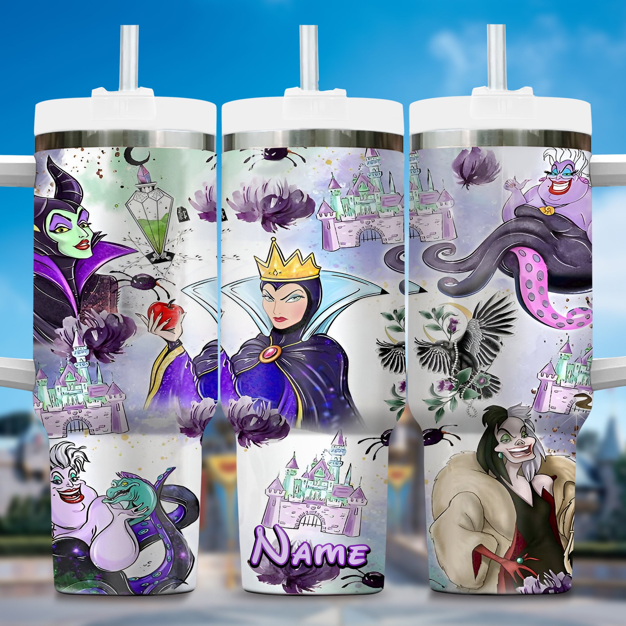 Villains Cartoon Custom Stanley Cup 40 oz 30 oz Tumbler With HandleTVC2301288