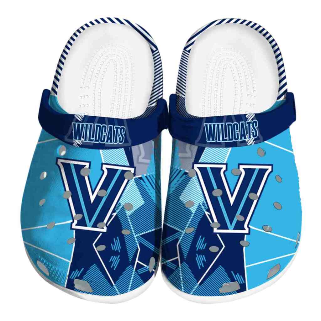 Villanova Wildcats Geometric Background ClogTVC1801829