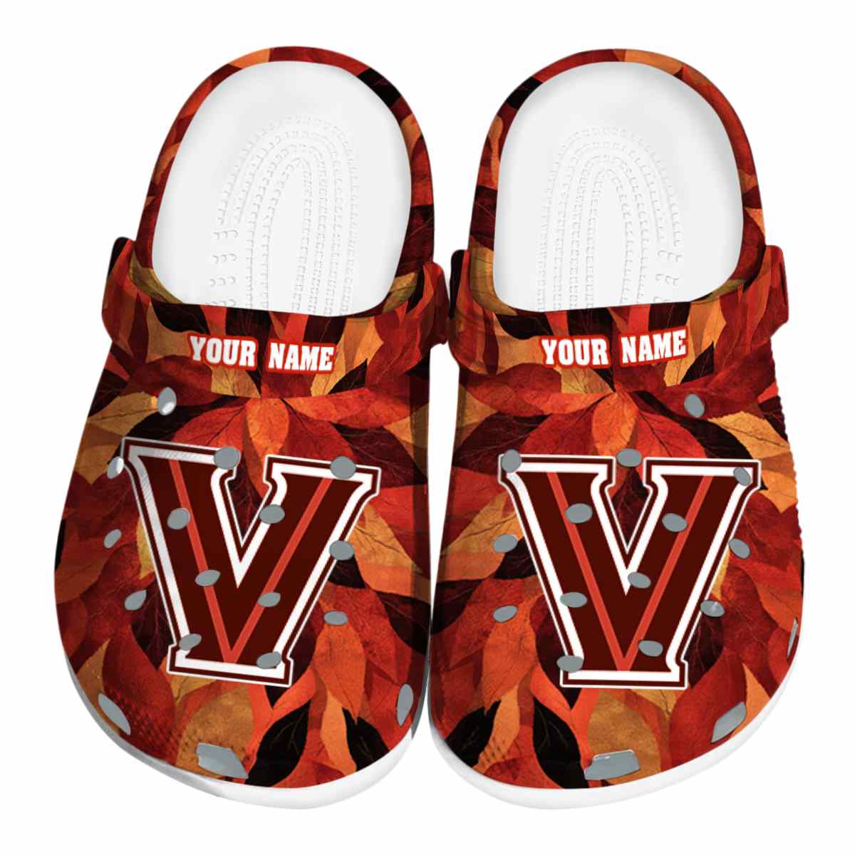 Villanova Wildcats NCAA Sport Crocs Crocband Clogs Shoes Comfortable For Men Women and Kids