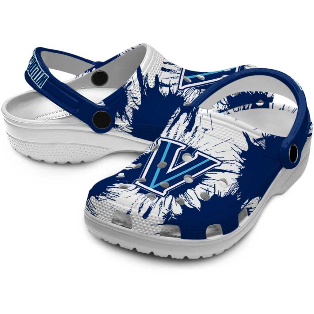 Villanova Wildcats Splatter Graphics ClogTVC1801719 - Image 3