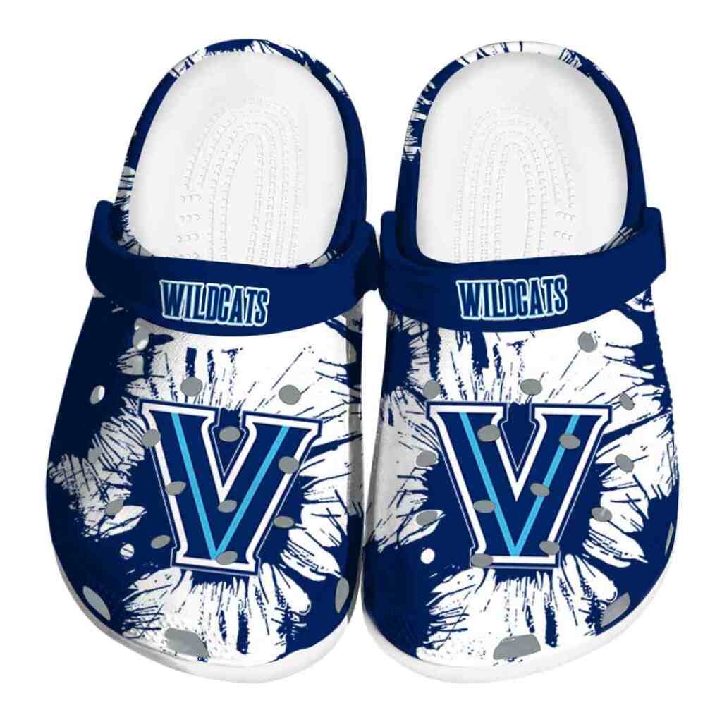 Villanova Wildcats Splatter Graphics ClogTVC1801719
