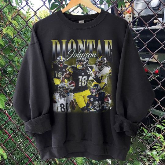 Vintage 90s Graphic Style Diontae Johnson T-Shirt - Image 4