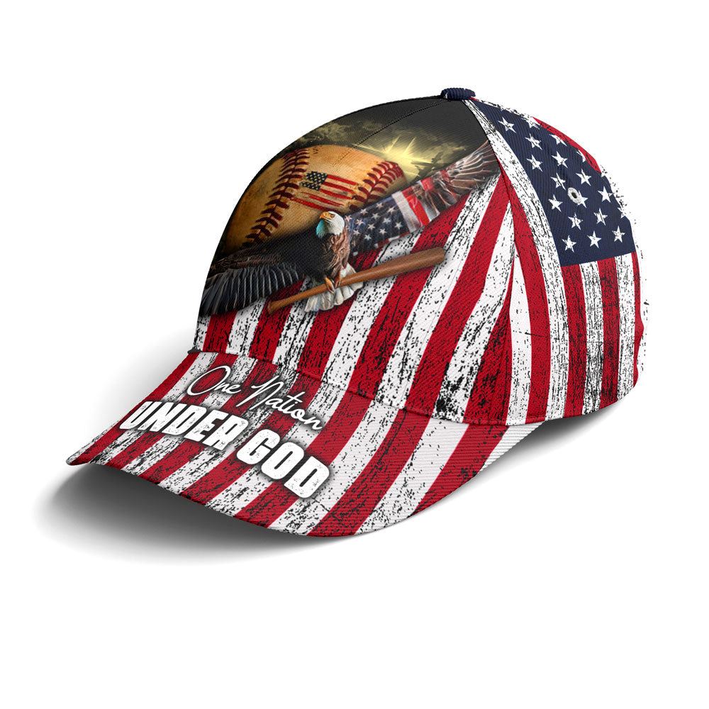 Vintage Baseball American Eagle Baseball Cap, Christian, Jesus Hat Trucker Hats Custom Hats Gifts For Men & Women