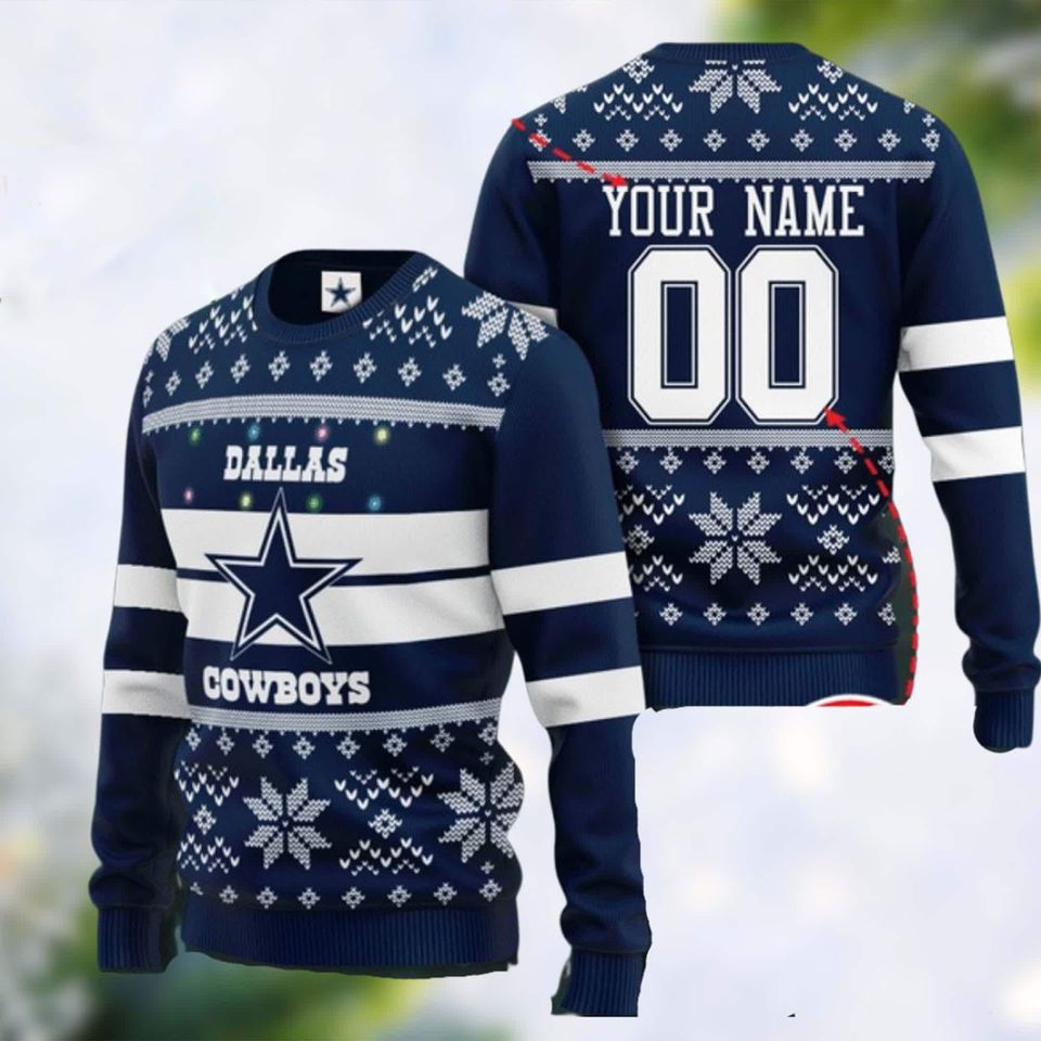Vintage Da.l.l.as Football Sweater, Football Ugly Sweater