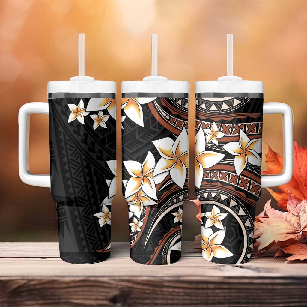 Vintage Plumeria Pacific Floral Custom Stanley Cup 40 oz 30 oz Tumbler With HandleTVC2301399 - Image 4