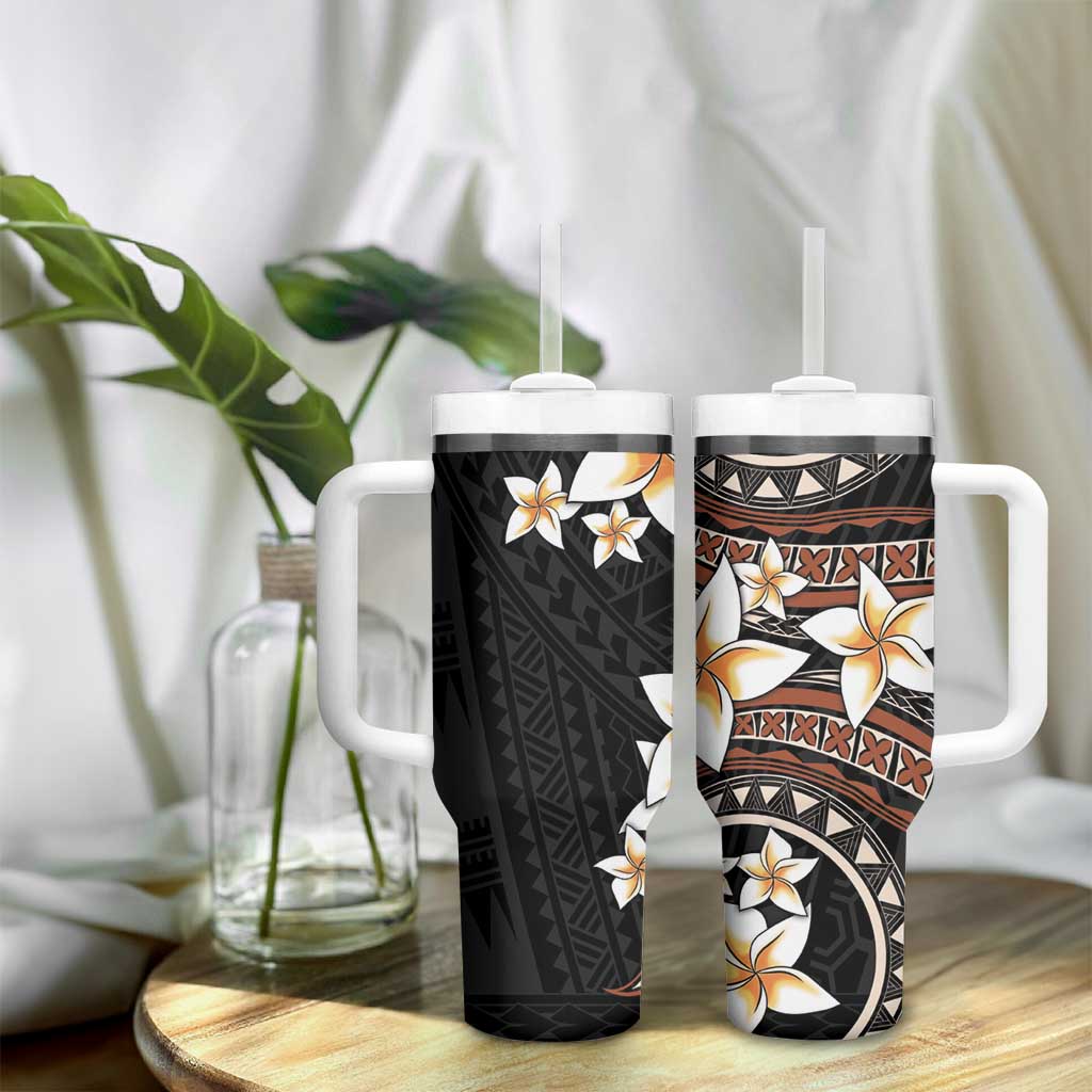 Vintage Plumeria Pacific Floral Custom Stanley Cup 40 oz 30 oz Tumbler With HandleTVC2301399 - Image 9