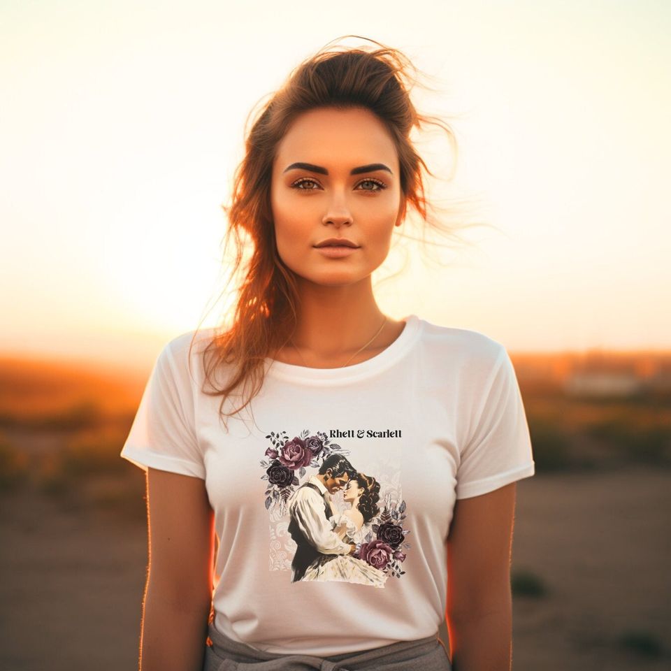 Vintage Rhett And Scarlett Icon,  Right Now Graphic