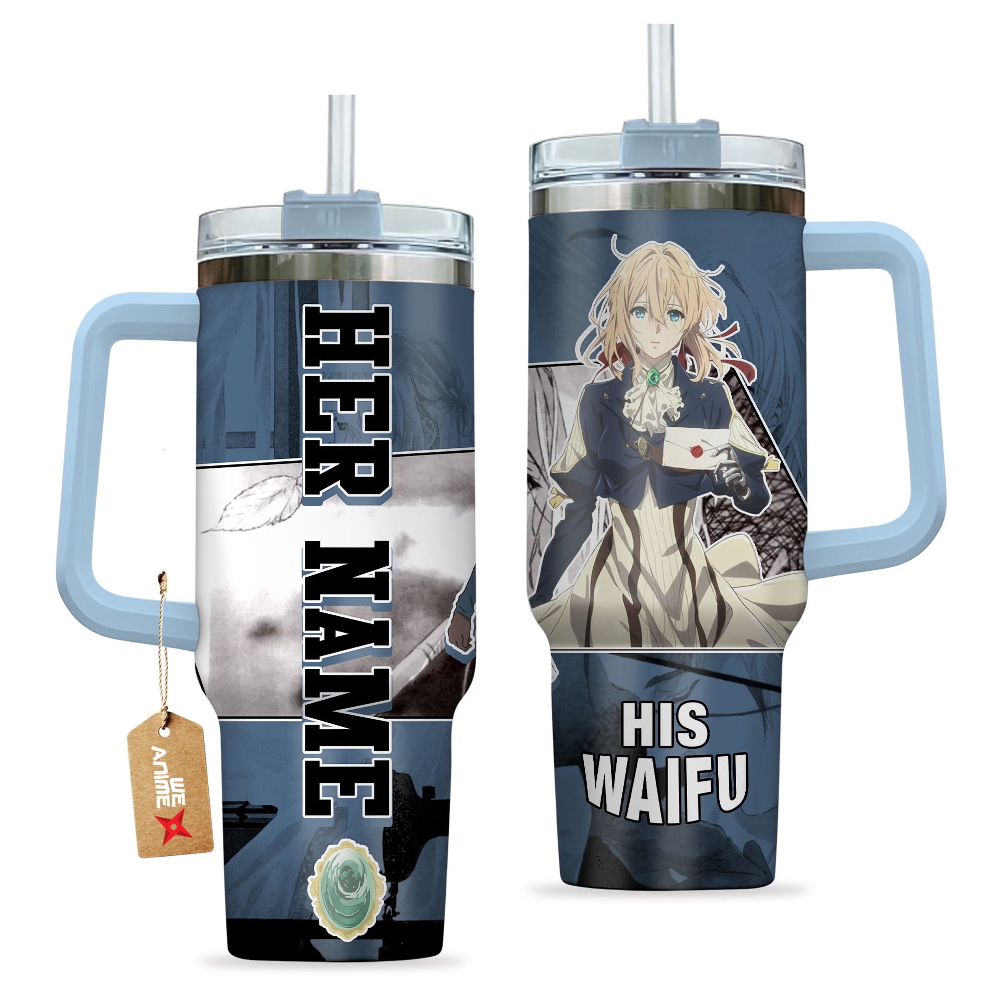 Violet Evergarden Anime Custom Stanley Cup 40 oz 30 oz Tumbler With HandleTVC2301137 - Image 2
