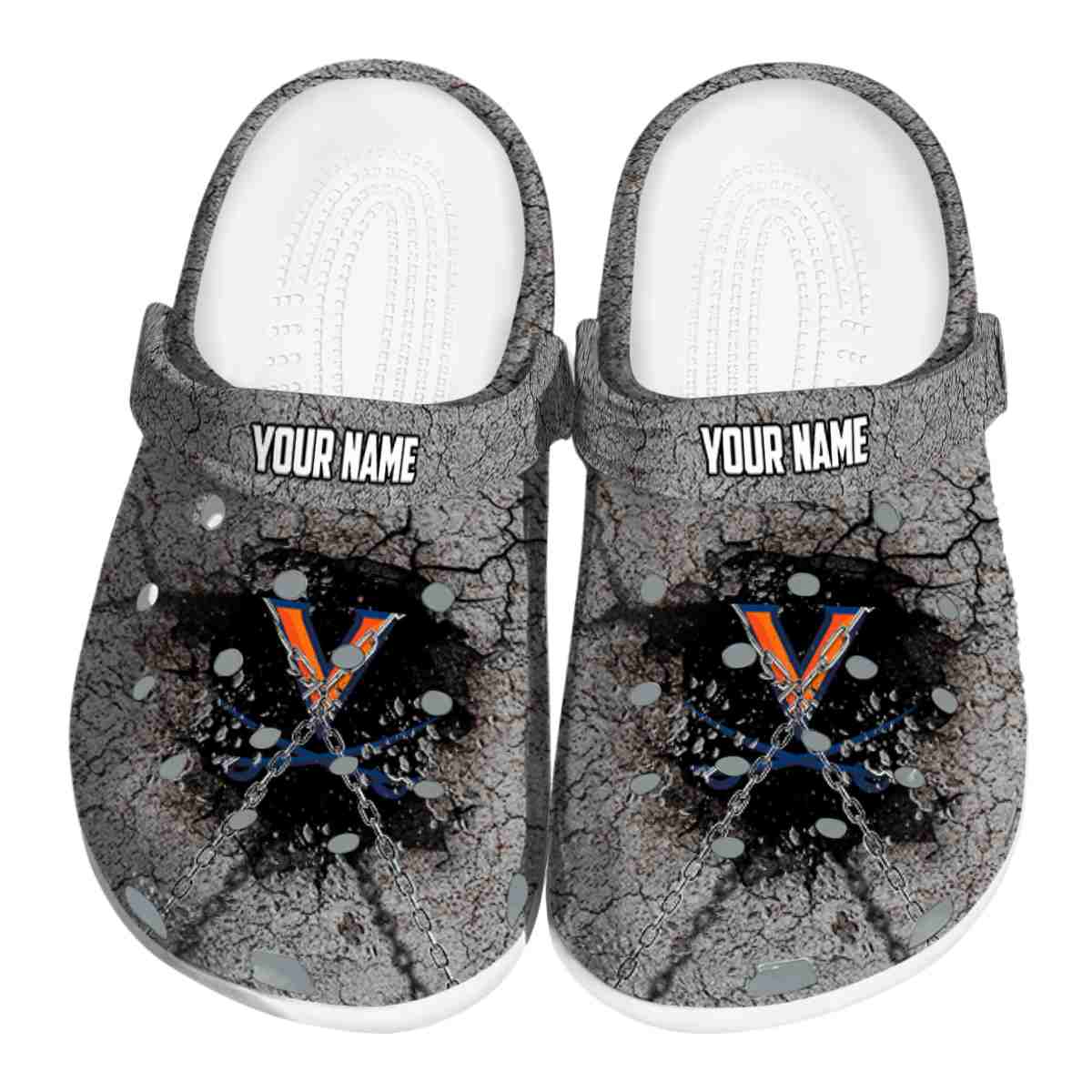 Virginia Cavaliers NCAA Sport Crocs Crocband Clogs Shoes Comfortable For Men Women and Kids