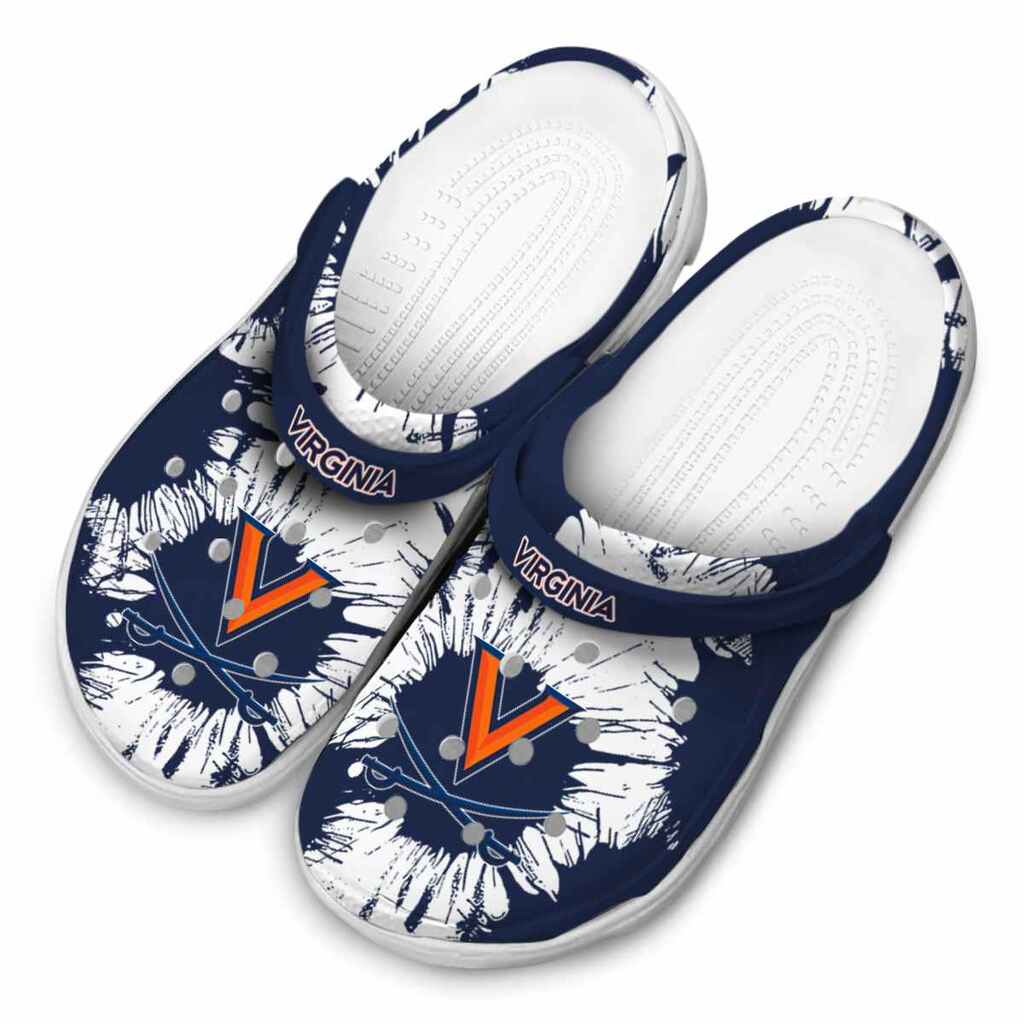 Virginia Cavaliers Splatter Graphics ClogTVC1801719 - Image 4