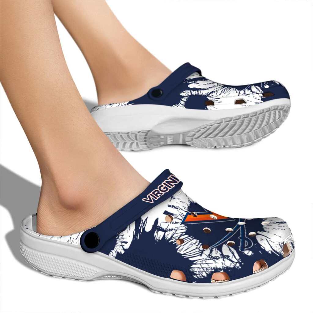 Virginia Cavaliers Splatter Graphics ClogTVC1801719 - Image 2
