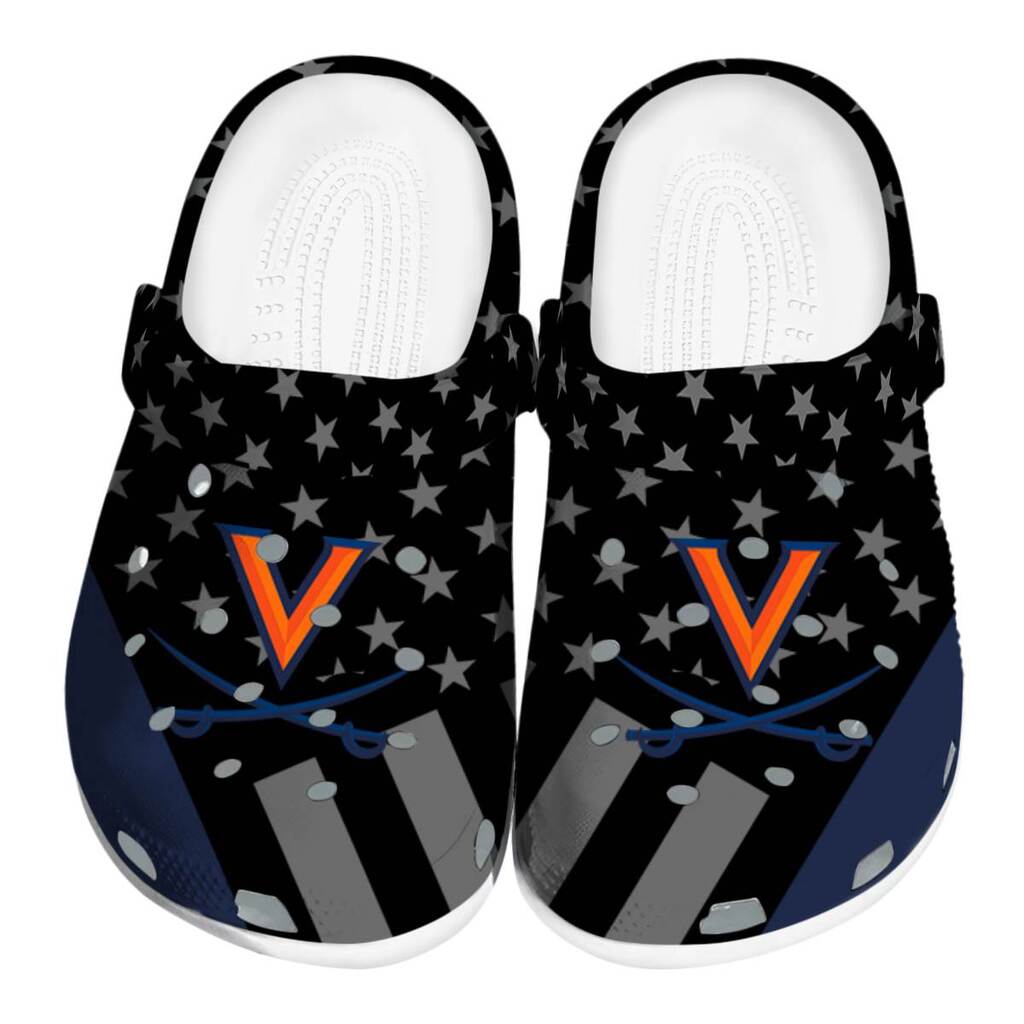 Virginia Cavaliers Stellar Stripes Theme ClogTVC1801799