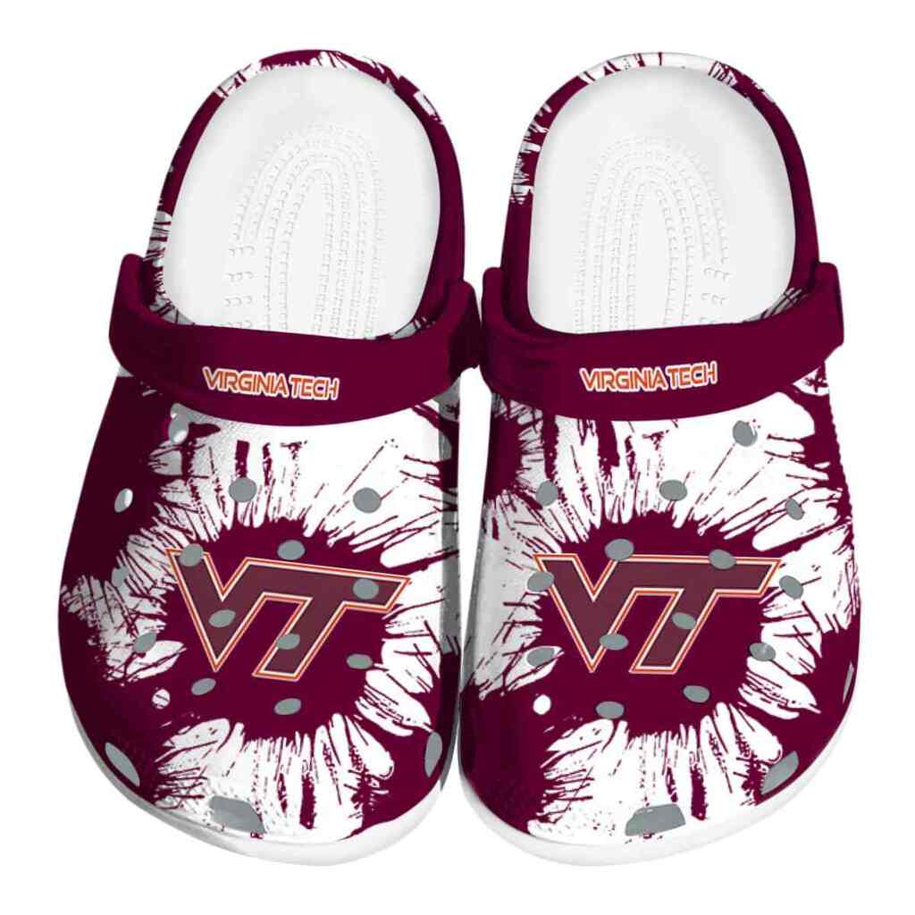 Virginia Tech Hokies Splatter Graphics ClogTVC1801133