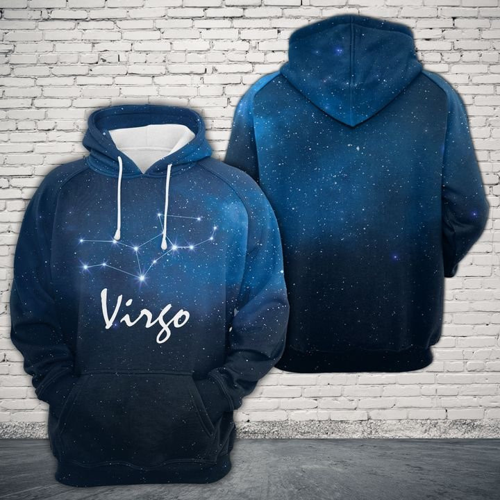 Virgo Horoscope 3D All Over Print Hoodie, Zip Hoodie