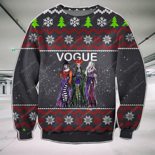 Vogue Ugly Christmas Sweater Adult 3D Funny Matching for family