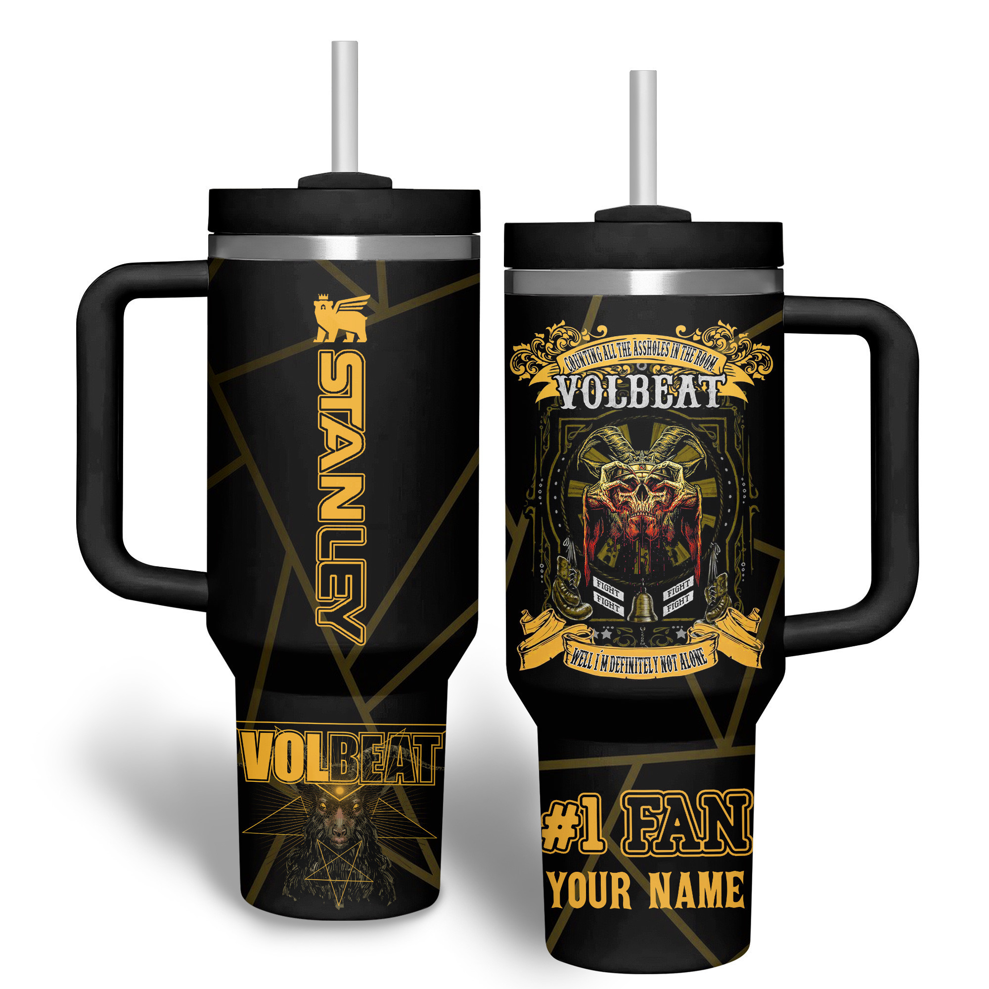 Volbeat Band Music Custom Stanley Cup 40 oz 30 oz Tumbler With HandleTVC2301182 - Image 2