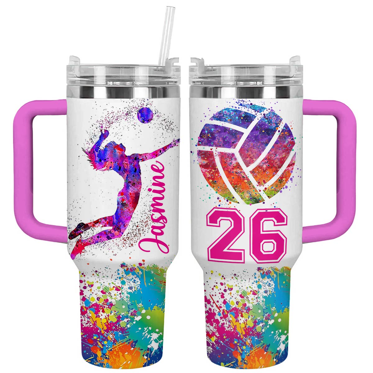 Volleyball Custom Stanley Cup 40 oz 30 oz Tumbler With HandleTVC2301790