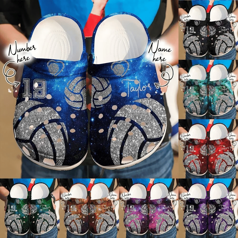 Volleyball - Personalized Volleyball Lovers Clogs Shoes For Men And Women