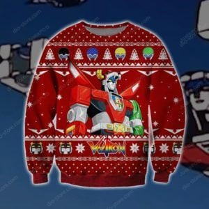 Voltron Ugly Christmas Sweater Adult 3D Funny Matching for family