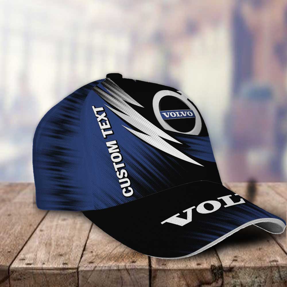 Volvo Personalized Name 3D Classic Cap Hat Gift for Men Women Trucker Hats Custom Hats Gifts For Men & Women