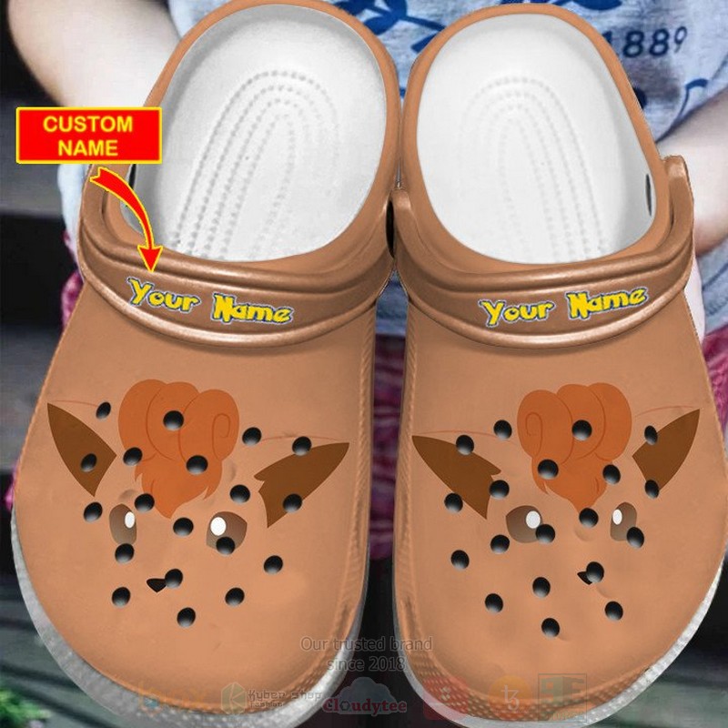 Vulpix Pokemon Anime Crocs Crocband Clogs Shoes Comfortable For Men Women and Kids