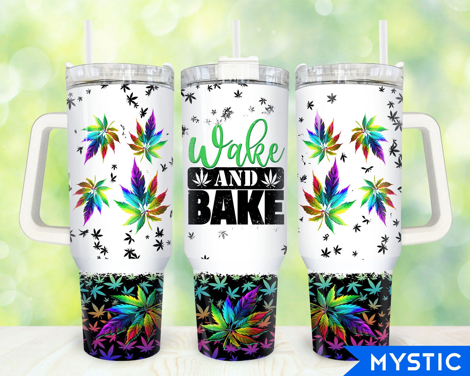 Wake and Bake Custom Stanley Cup 40 oz 30 oz Tumbler With HandleTVC2301918