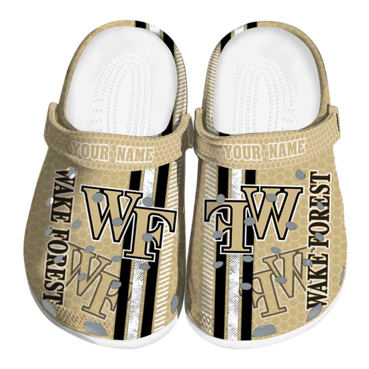 Wake Forest Demon Deacons NCAA Sport Crocs Crocband Clogs Shoes Comfortable For Men Women and Kids